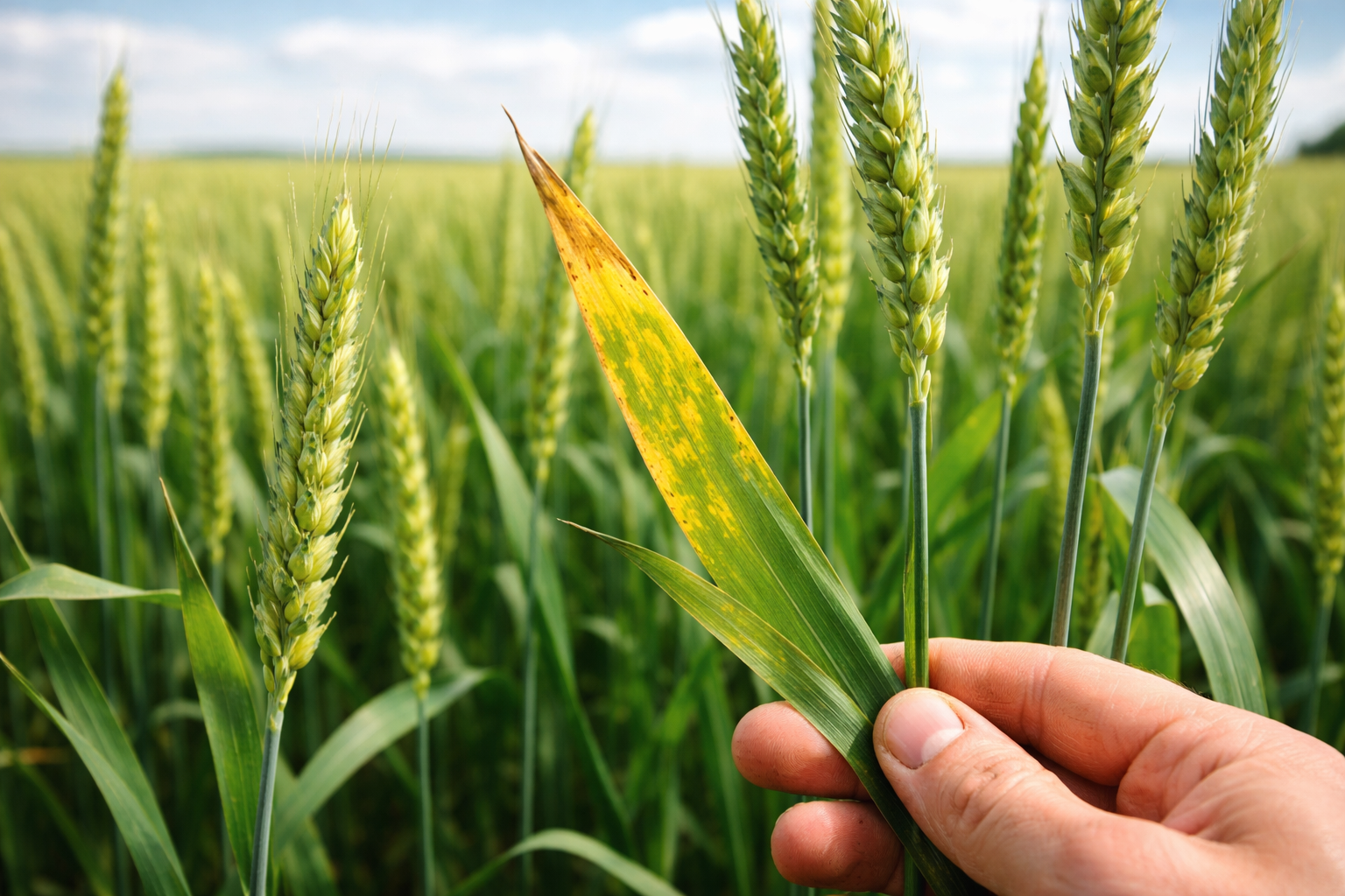 Дефицит азота у пшеницы: как распознать по листу и не потерять урожай